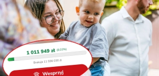 Pierwszy milion dla Stasia Borunia. Walka o leczenie dwulatka trwa