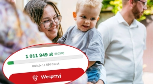 Pierwszy milion dla Stasia Borunia. Walka o leczenie dwulatka trwa