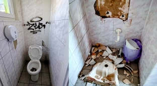 Toaleta w centrum miasta zdewastowana!