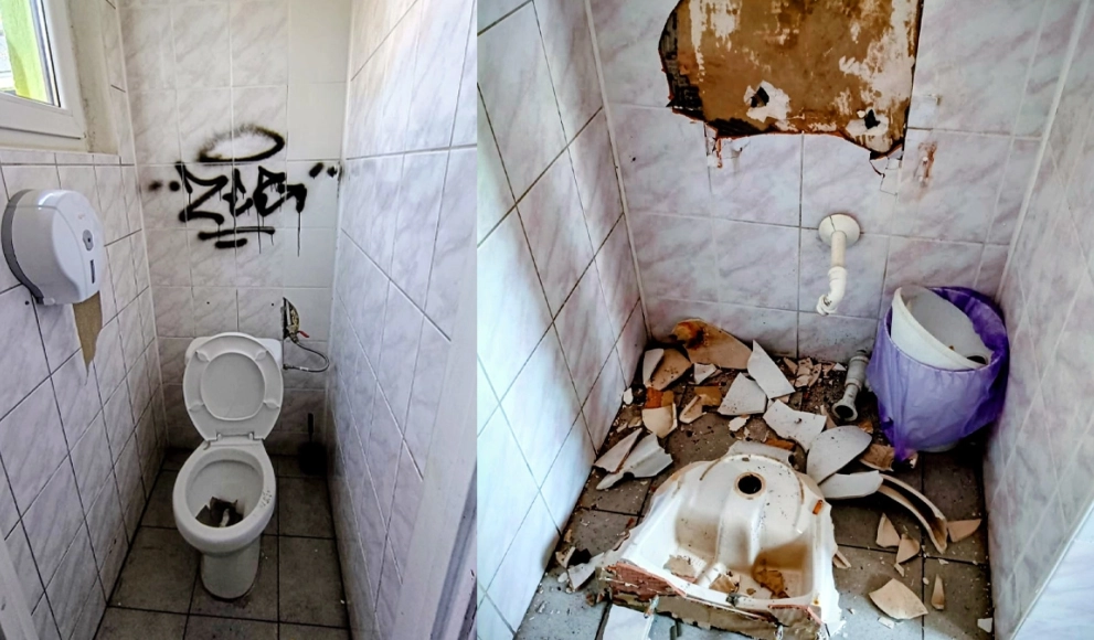 Toaleta w centrum miasta zdewastowana!