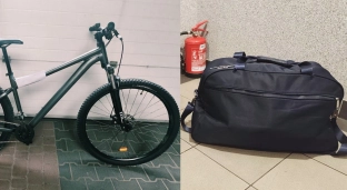 Policja poszukuje właścicieli roweru i dwóch toreb