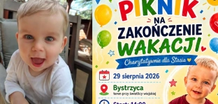 Pożegnają wakacje i pomogą Stasiowi. Charytatywny piknik w Bystrzycy