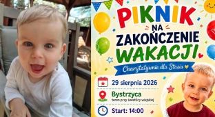 Pożegnają wakacje i pomogą Stasiowi. Charytatywny piknik w Bystrzycy