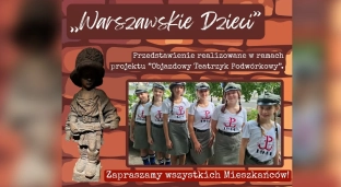 Warszawskie dzieci na oławskim Rynku