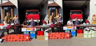 Nowy sprzęt dla strażaków z gminy Jelcz-Laskowice