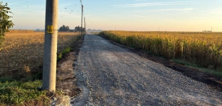 Trwa przebudowa drogi w Piskorzówku