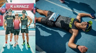 Oławianin Daniel Sobczak wraz z drużyną wygrał ultramaraton 3xŚnieżka!
