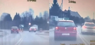 Spieszył się do pracy, zakończył jazdę z 65 punktami karnymi