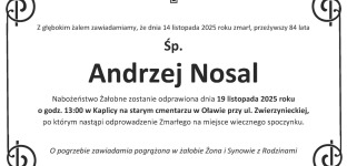 Ostatnie pożegnanie Andrzeja Nosala