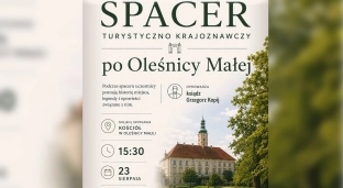 Spacer po Oleśnicy Małej. Odkryj historię, legendy i lokalne opowieści