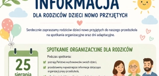 Przedszkole zaprasza nowych podopiecznych