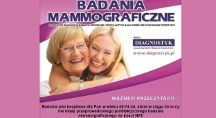 Bezpłatne badanie mammograficzne w Jelczu-Laskowicach