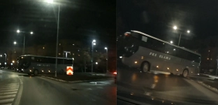 Skrzyżowanie Iwaszkiewicza-Paderewskiego. Autobus wymusił pierwszeństwo