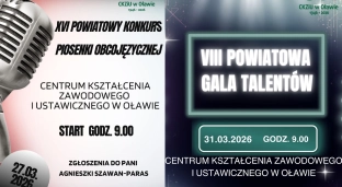 Podziel się swoim talentem. CKZiU zaprasza do konkursów