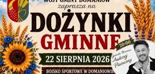 Gmina Domaniów: Andrzej Piaseczny gwiazdą tegorocznych dożynek