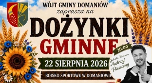 Gmina Domaniów: Andrzej Piaseczny gwiazdą tegorocznych dożynek