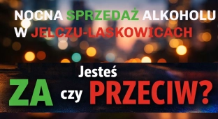 Jelcz-Laskowice z zakazem sprzedaży alkoholu w nocy? Weź udział w ankiecie