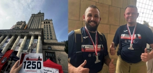 Strażacka moc z Biskupic Oławskich. 800 schodów dla małego Kazika!