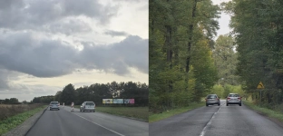 Wyprzedzał na łuku i po wyłączonym pasie. Rowerzysta jechał z naprzeciwka