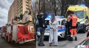 Sekundy od tragedii. Służby uratowały 14-latka siedzącego na parapecie