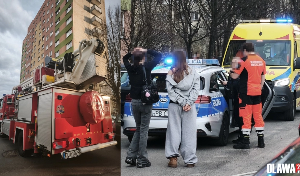 Sekundy od tragedii. Służby uratowały 14-latka siedzącego na parapecie