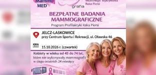 Bezpłatna mammografia w Jelczu-Laskowicach