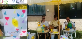 Lemoniada i ciasteczko gratis, dziecięca inicjatywa w Oławie