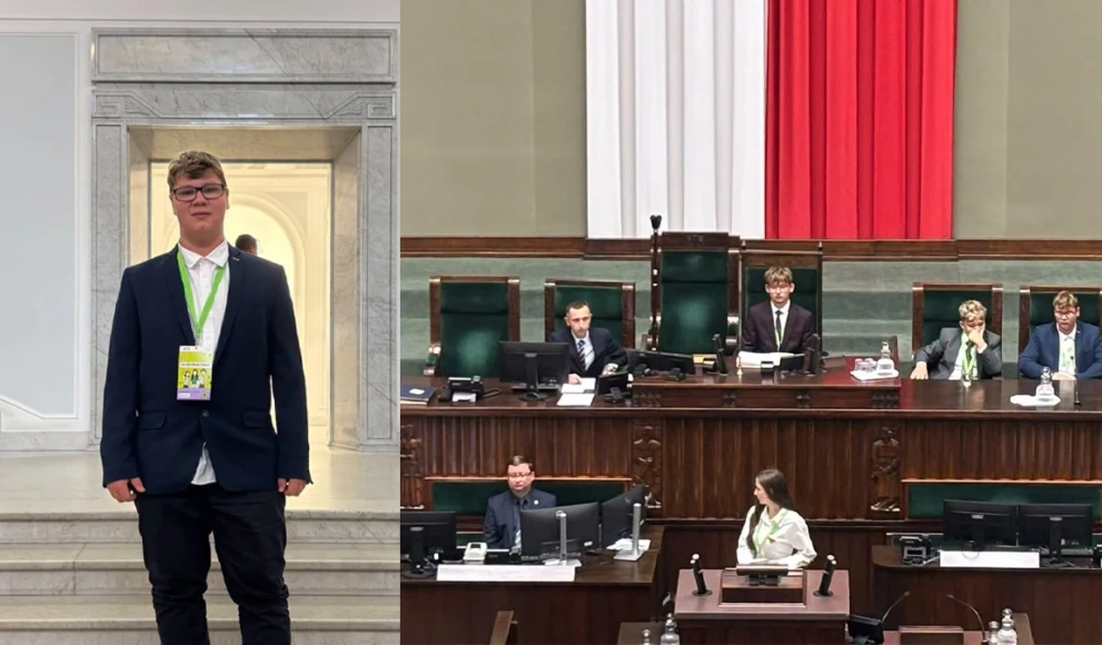 Uczeń z Oławy zastępcą marszałka Sejmu Dzieci i Młodzieży