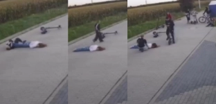 Bez kasków i we dwie na hulajnodze. Groźne zdarzenie w Jelczu-Laskowicach