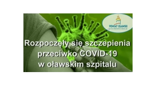 W oławskim szpitalu rozpoczęto szczepienia przeciwko COVID-19