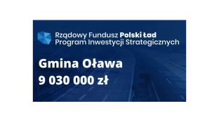 Ponad 9 milionów dofinansowania dla Gminy Oława