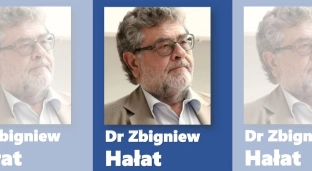 Doktor Zbigniew Hałat z wizytą w Oławie
