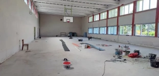 Trwa remont sali gimnastycznej w Jelczu-Laskowicach