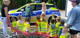 Dzieci odwiedziły Posterunek Policji w Domaniowie