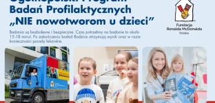 Bezpłatne badania profilaktyczne dla dzieci: NIE nowotworom