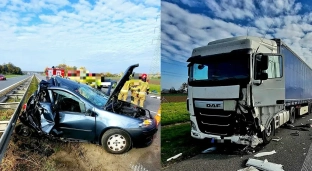 Autostrada A4 zablokowana po groźnym wypadku