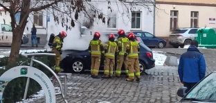 Dwa pożary samochodów w Oławie w ciągu trzech dni