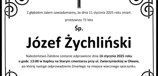 Zmarł Józef Żychliński