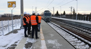 Oława Zachodnia: Trwa budowa przystanku kolejowego