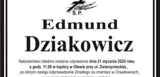 Ostatnie pożegnanie Edmunda Dziakowicza