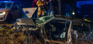 Poważny wypadek w Groblicach. Droga jest zablokowana [ZDJĘCIA]