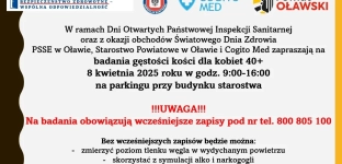 Weź udział w bezpłatnym badaniu gęstości kości