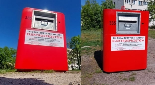 W mieście stanęły pojemniki na małe elektrośmieci