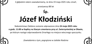 Ostatnie pożegnanie Józefa Kłodzińskiego