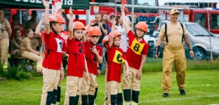 Sztafety, węże i nalewaki - tak rywalizowali młodzi strażacy