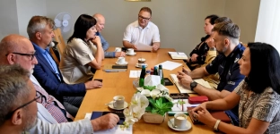 Sztab Kryzysowy rozmawiał o sytuacji powodziowej w powiecie oławskim