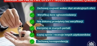 Szukasz noclegu wakacyjnego? Uważaj na oszustów