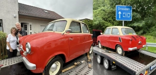 Mikrus, polski samochód jedzie do Oławy. Będzie ekspozycją w Muzeum Motoryzacji Wena