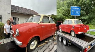 Mikrus, polski samochód jedzie do Oławy. Będzie ekspozycją w Muzeum Motoryzacji Wena