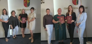 Nauczyciele z Gminy Domaniów odebrali akty mianowania